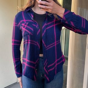 Rails Hunter Flannel Button Up Shirt Nordstrom Bloomingdale’s brand clothing